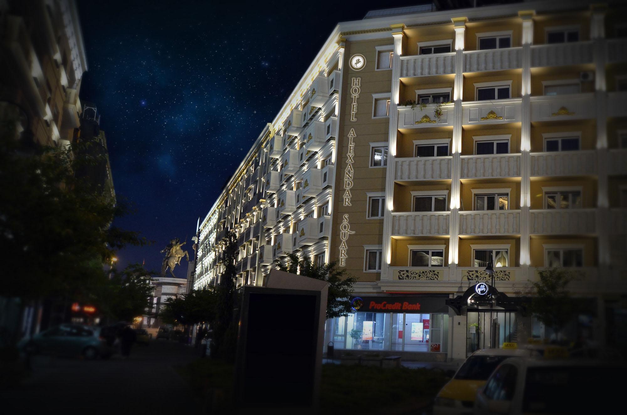 Alexandar Square Boutique Hotel スコピエ エクステリア 写真